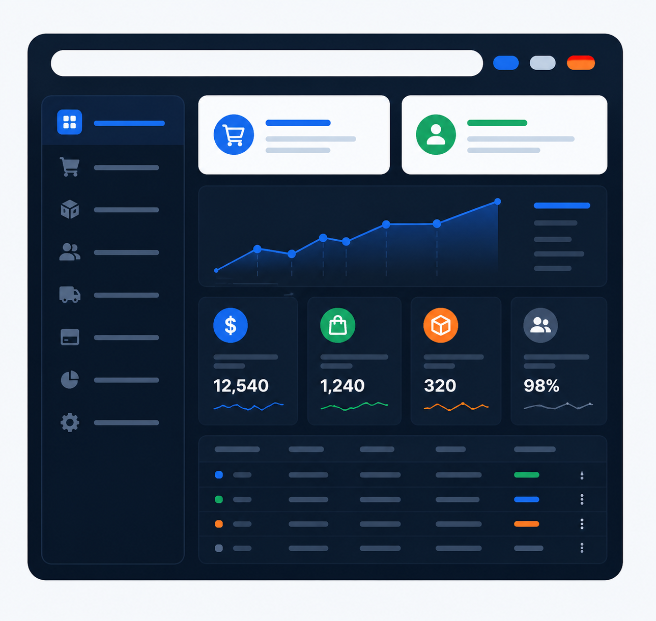 Візуальне прев’ю платформи MureșHub для ролей, заявок і CRM-моніторингу.